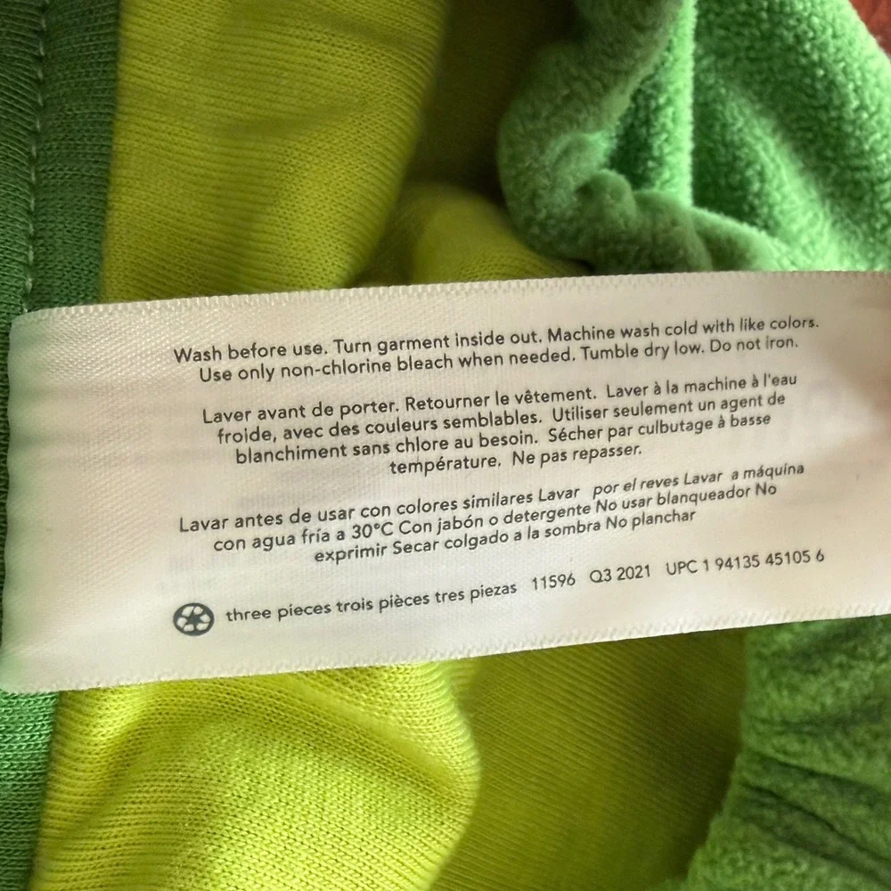 Carters Baby Avocado Halloween Costume Fleece Vest Hooded Green 6-9 Months - Picture 6 of 7